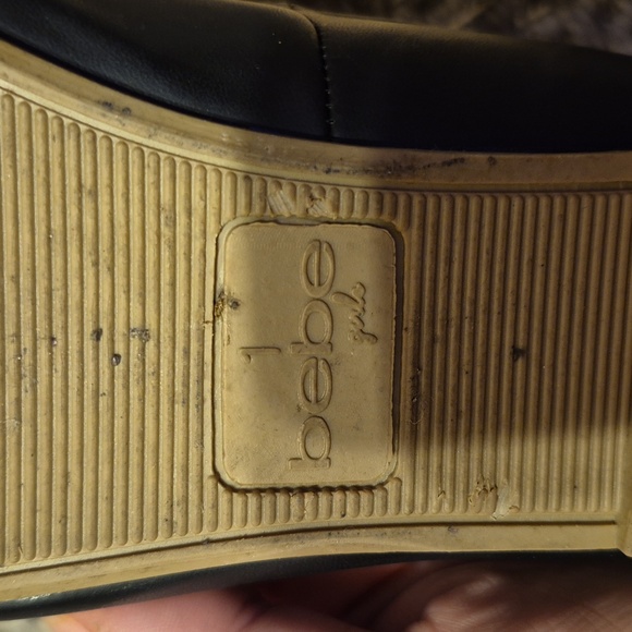 Girls shoes bebe size 1 - Picture 3 of 4